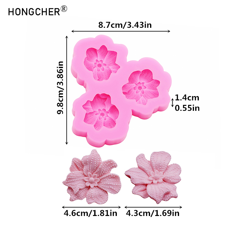 Polka Dot Floral Rose Silicone - Resin Mold Jewelry reseña y precio