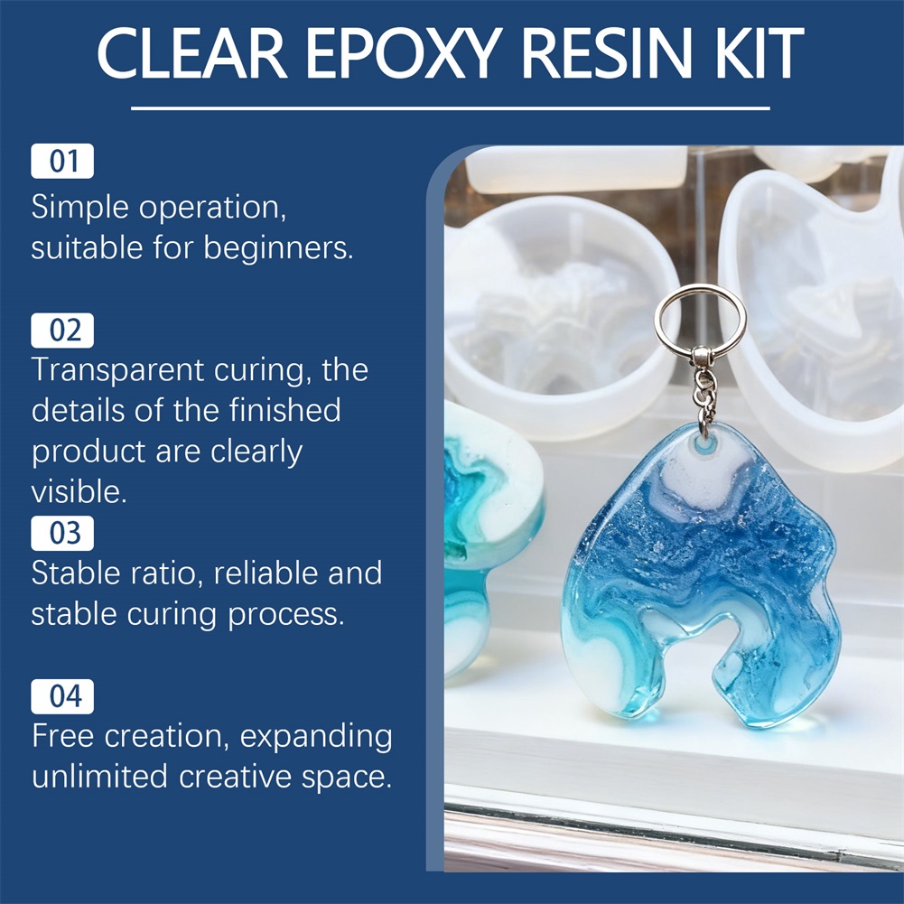 DIY Crystals Clear Epoxys Resi - Resin Mold Jewelry reseña y precio