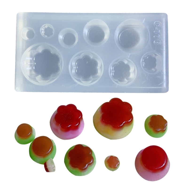 Cute Pudding Shape Silicone Mo - Jewelry Making Tutorial reseña y precio
