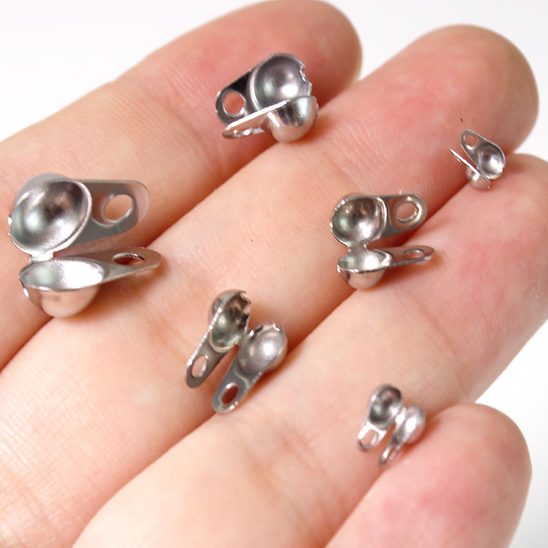 50Pcs 1.5-6mm Stainless Steel  - Jewelry Making With Beads reseña y precio