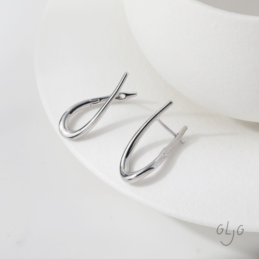 4PCS Twisted Shape Ear Studs D - Jewelry Making Earring Supplies reseña y precio