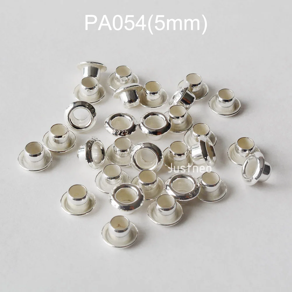 925 Sterling Silver Grommet Ey - Jewelry Making Rivets reseña y precio