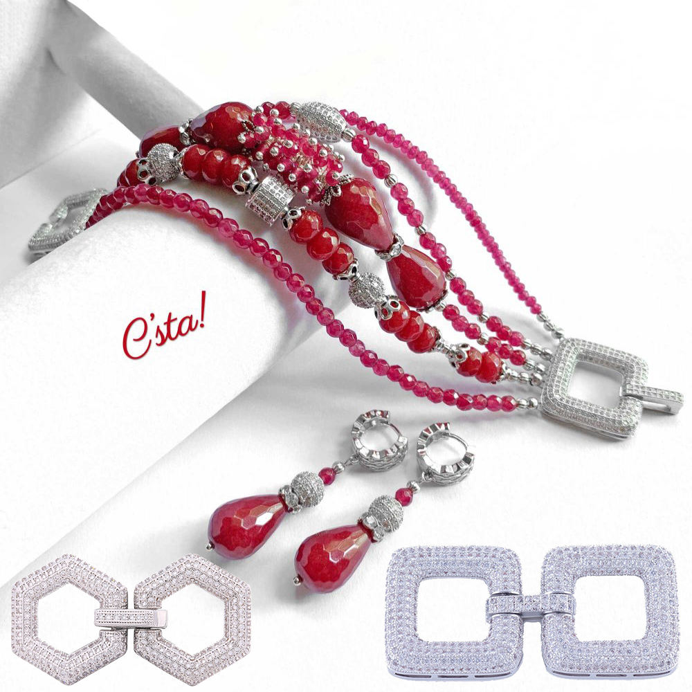 Juya 18K Gold Plated Fasteners - Jewelry Making With Beads reseña y precio