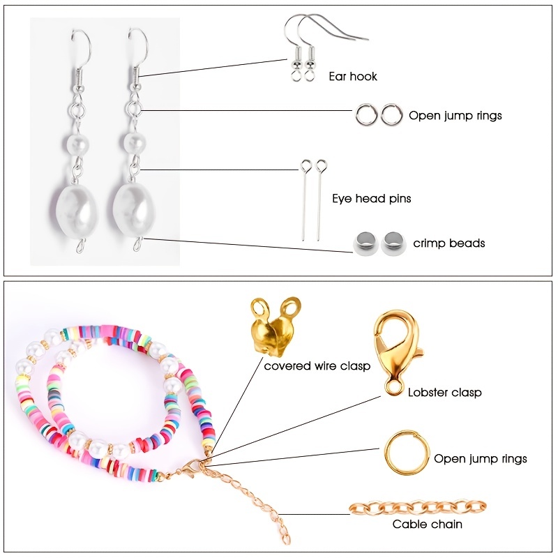 1420pcs 1box Jewelry Findings  - Jewelry Making Earring Supplies reseña y precio
