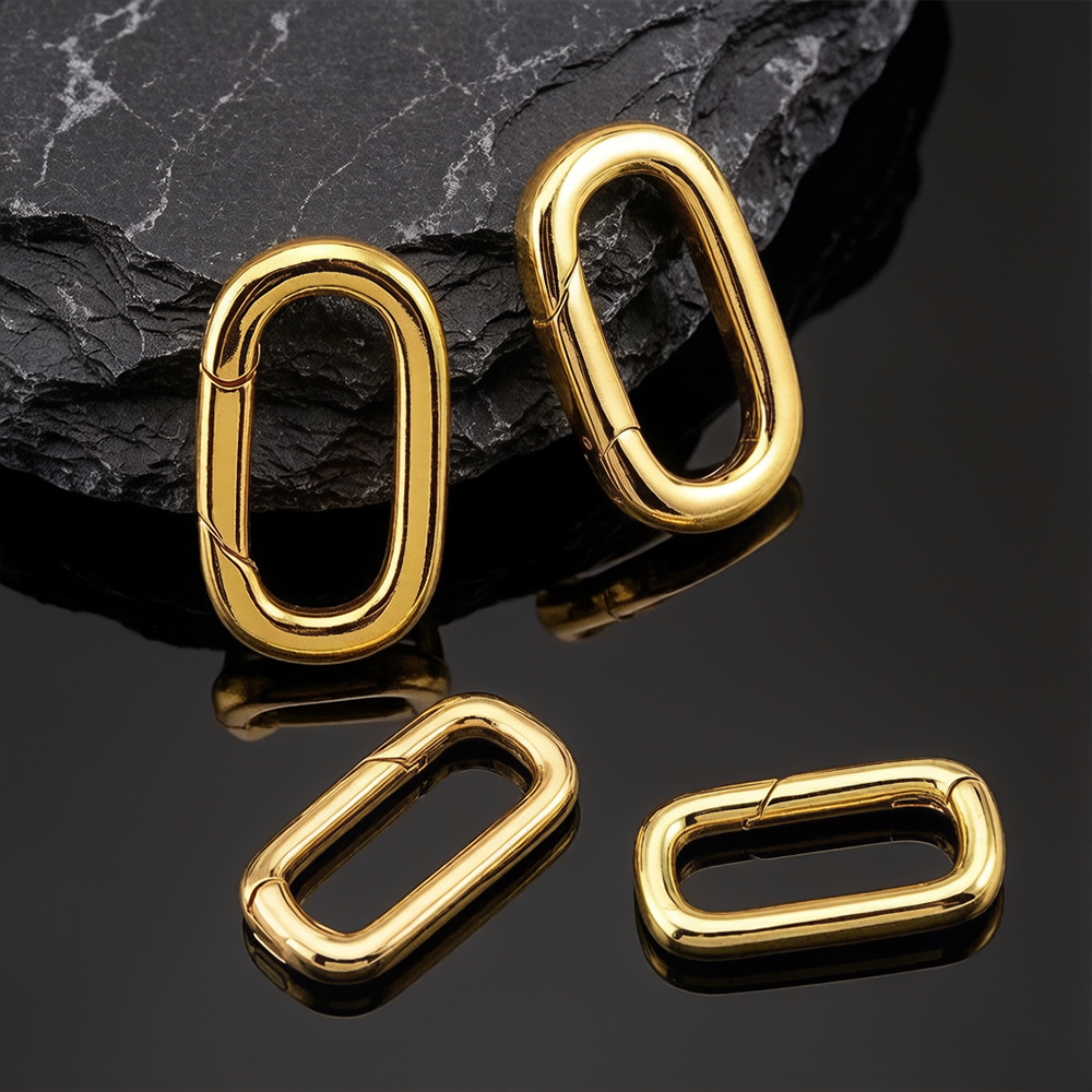 2pcs 18K Gold Plated Filled Ov - Jewelry Making With Beads reseña y precio