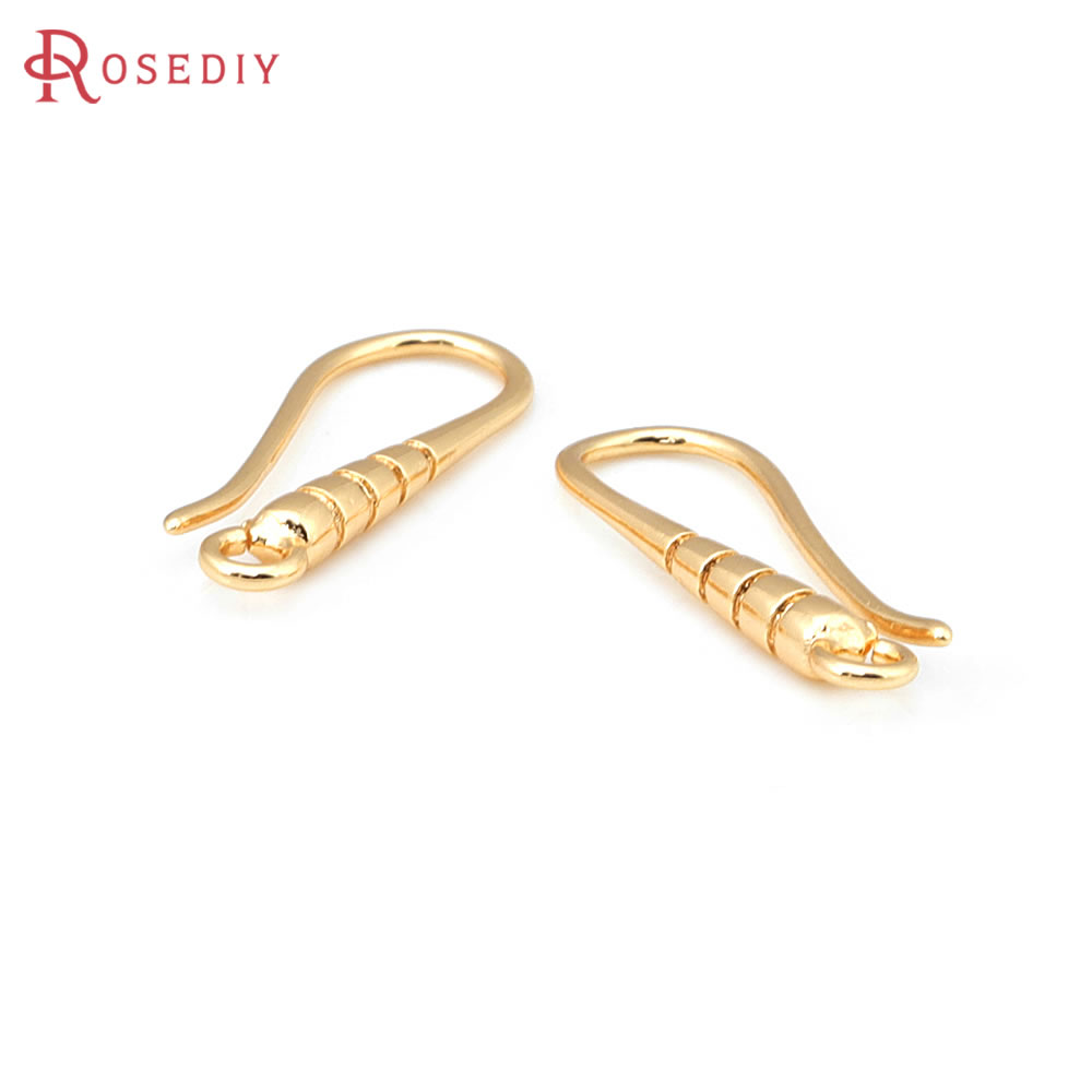 10PCS 19.5x7MM 18K Gold Color  - Jewelry Making Earring Supplies reseña y precio