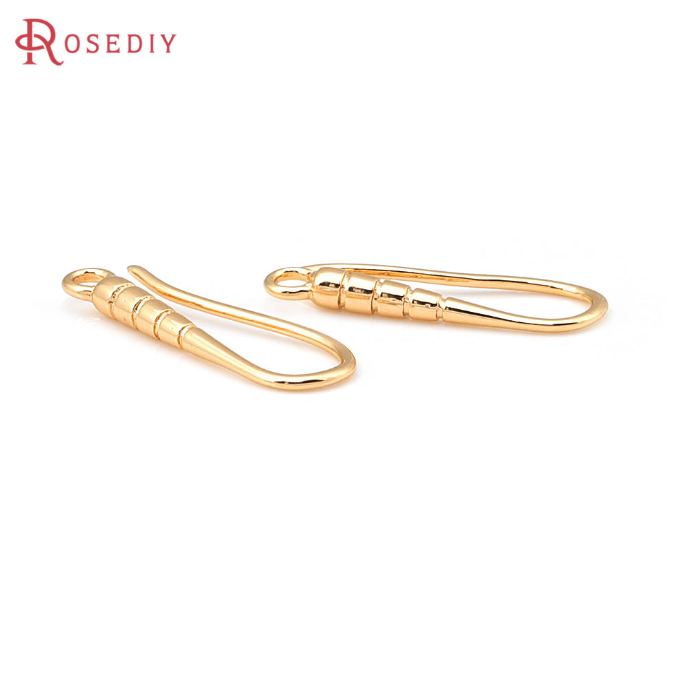 10PCS 19.5x7MM 18K Gold Color  - Jewelry Making Earring Supplies reseña y precio