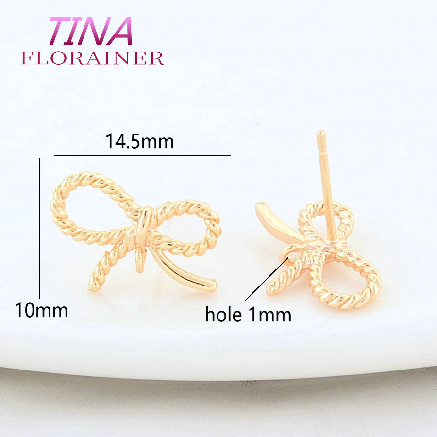 6PCS 10*14.5MM 18K Gold Color  - Jewelry Making Earrings reseña y precio