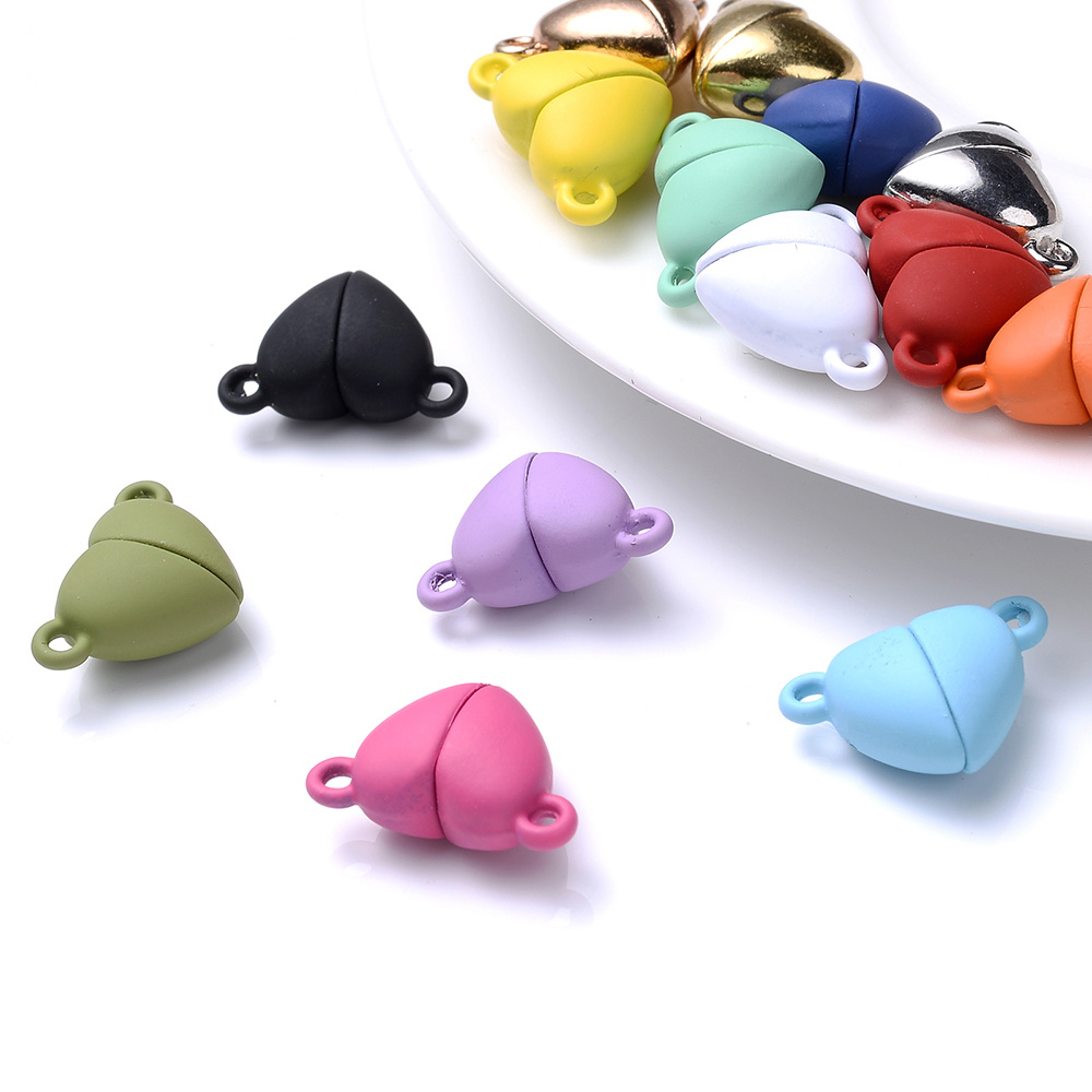 5pair Heart Magnet Connector C - Jewelry Making For Couples reseña y precio