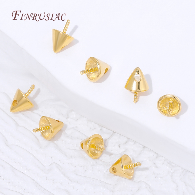 18K Gold Plated Cone Screw Pea - Jewelry Making Drill reseña y precio