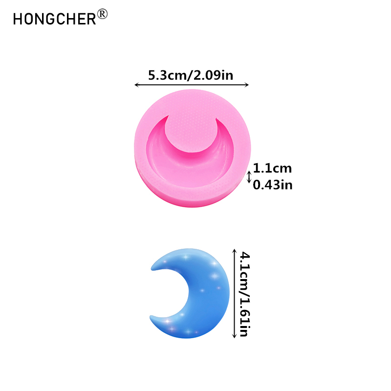 Crescent shape silicone mold h - Resin Mold Jewelry reseña y precio