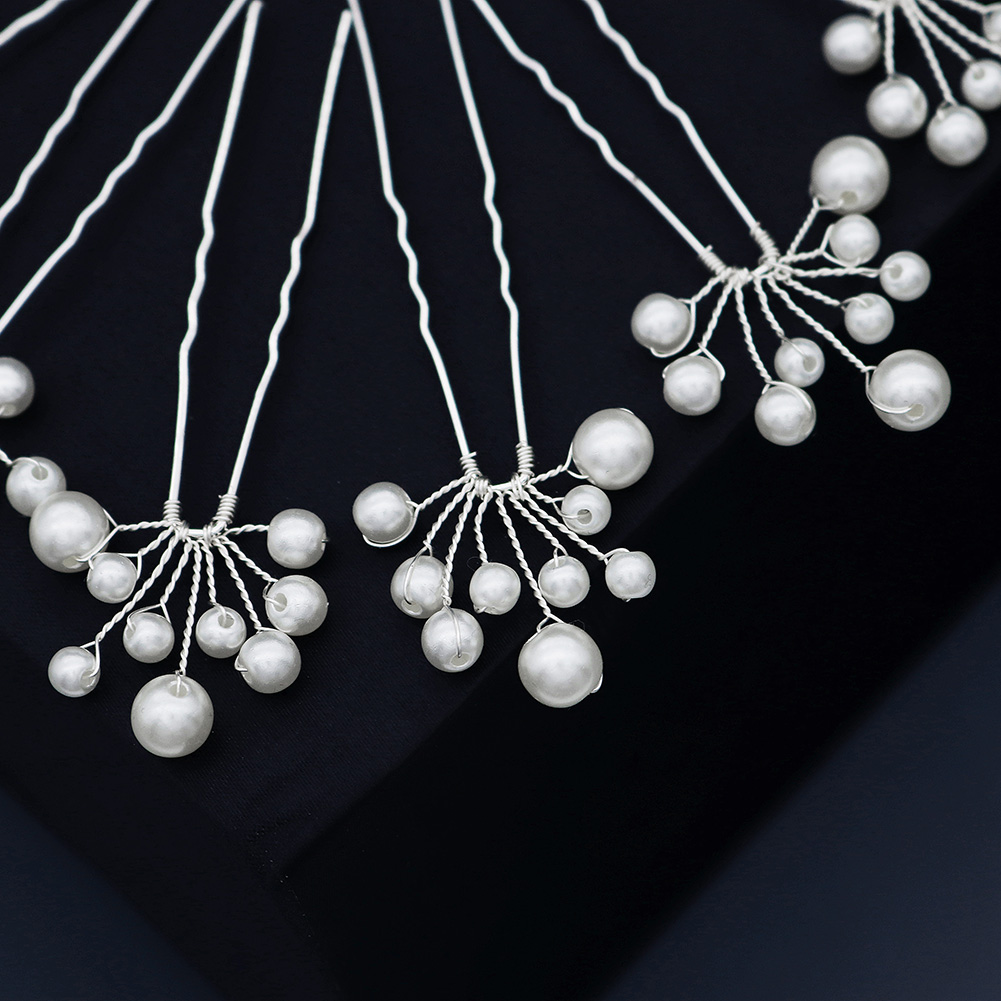 Vintage Pearl Flower Hairpin S - Jewelry Making With Beads reseña y precio